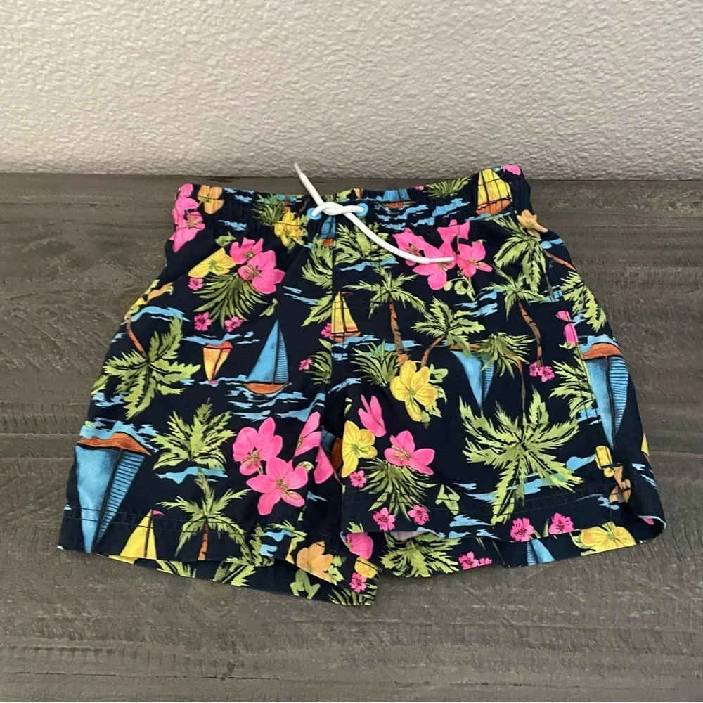 Old Navy Tropical Print boys swim trunk  Shorts